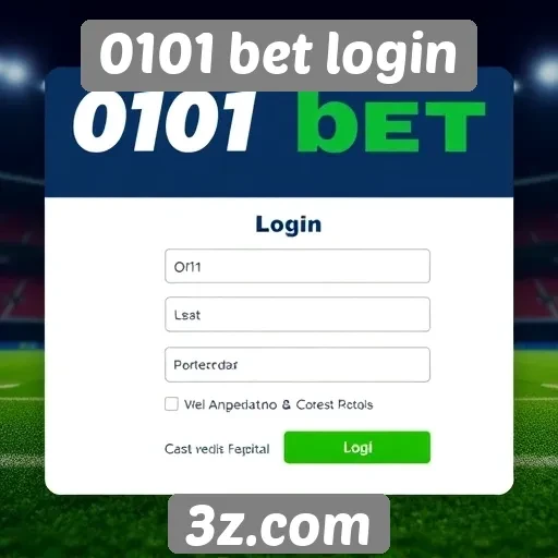 Funcionalidades do site 0101 bet login em análise