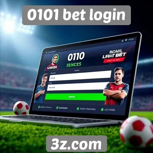 Avaliação da interface do site 0101 bet login
